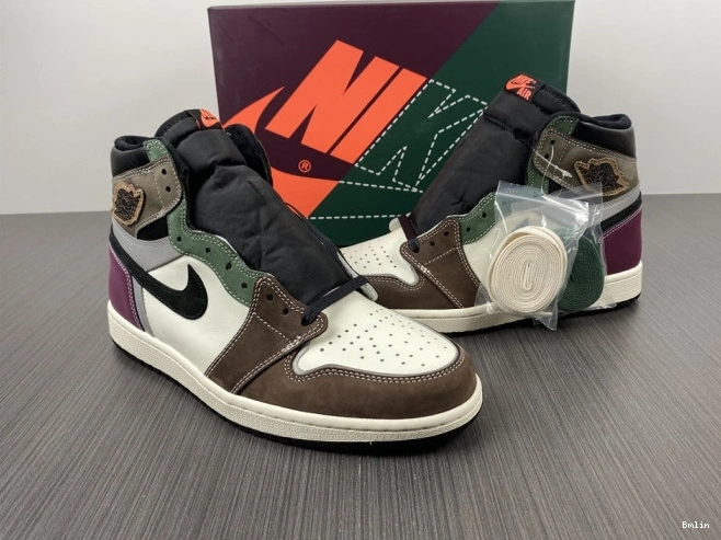 Bmlin Shoes Hand Jordan High Air OG 1 Crafted DH3097-001 0815